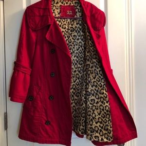 Gorgeous Red Trench coat!!